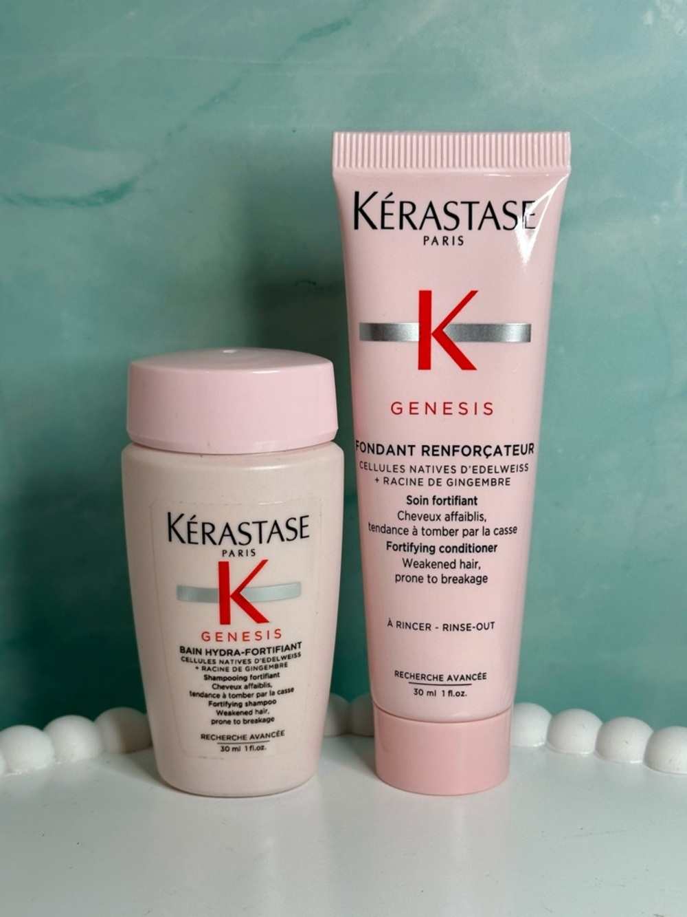 Kérastase Genesis Shampoo & Conditioner Travel Duo 0.5oz/30ml each